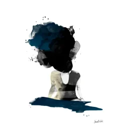 Discount Anna Bülow Póster On her mind, 50 x 70 cm MultiNegroBlanco