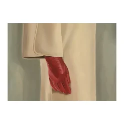 Hot Paper Collective Póster Red Glove, 50x70 cm Beige