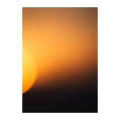 Online Paper Collective Póster Sunset 01, 30x40 cm NaranjaNegro