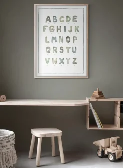 Clearance Kunskapstavlan® Póster The alphabet watercolour, 30x40 cm Multi