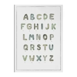 Kunskapstavlan® Póster The alphabet watercolour, 50x70 cm Multi
