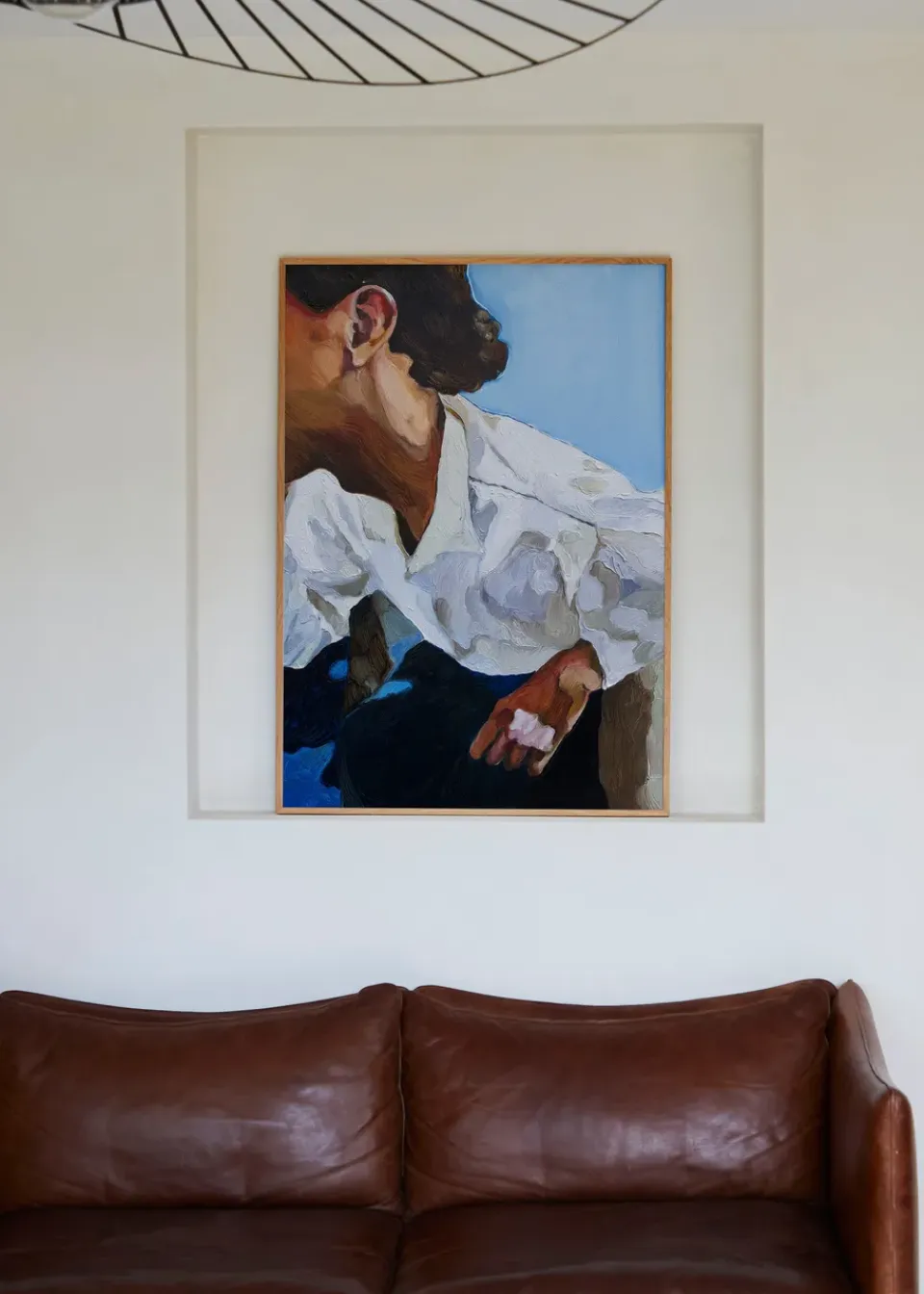 Sale Paper Collective Póster The Man I Met At A Bar, 70x100 cm BlancoAzulNegro