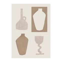 Outlet Paper Collective Póster Vessel 01, 50x70 cm Beige