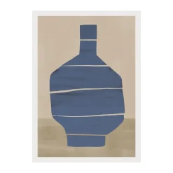 Clearance Paper Collective Póster Vessel 03, 30x40 cm AzulBeige