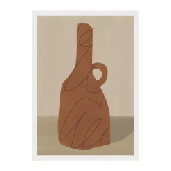 Sale Paper Collective Póster Vessel 02, 50x70 cm RojoMarrón