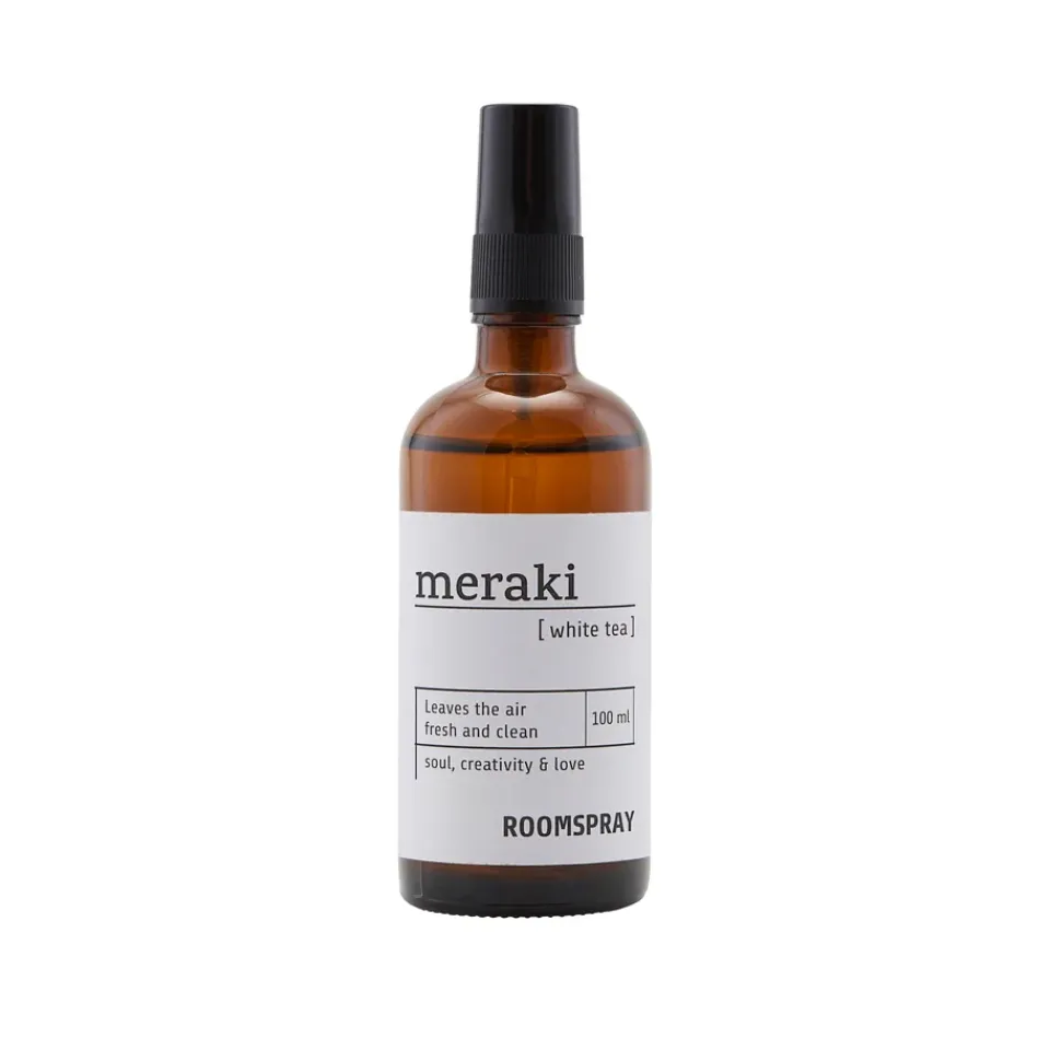 Outlet Meraki Pulverizador room, White tea Marrón
