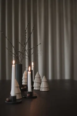 New DBKD Árbol de Navidad Narrow , Small 11 cm Beige