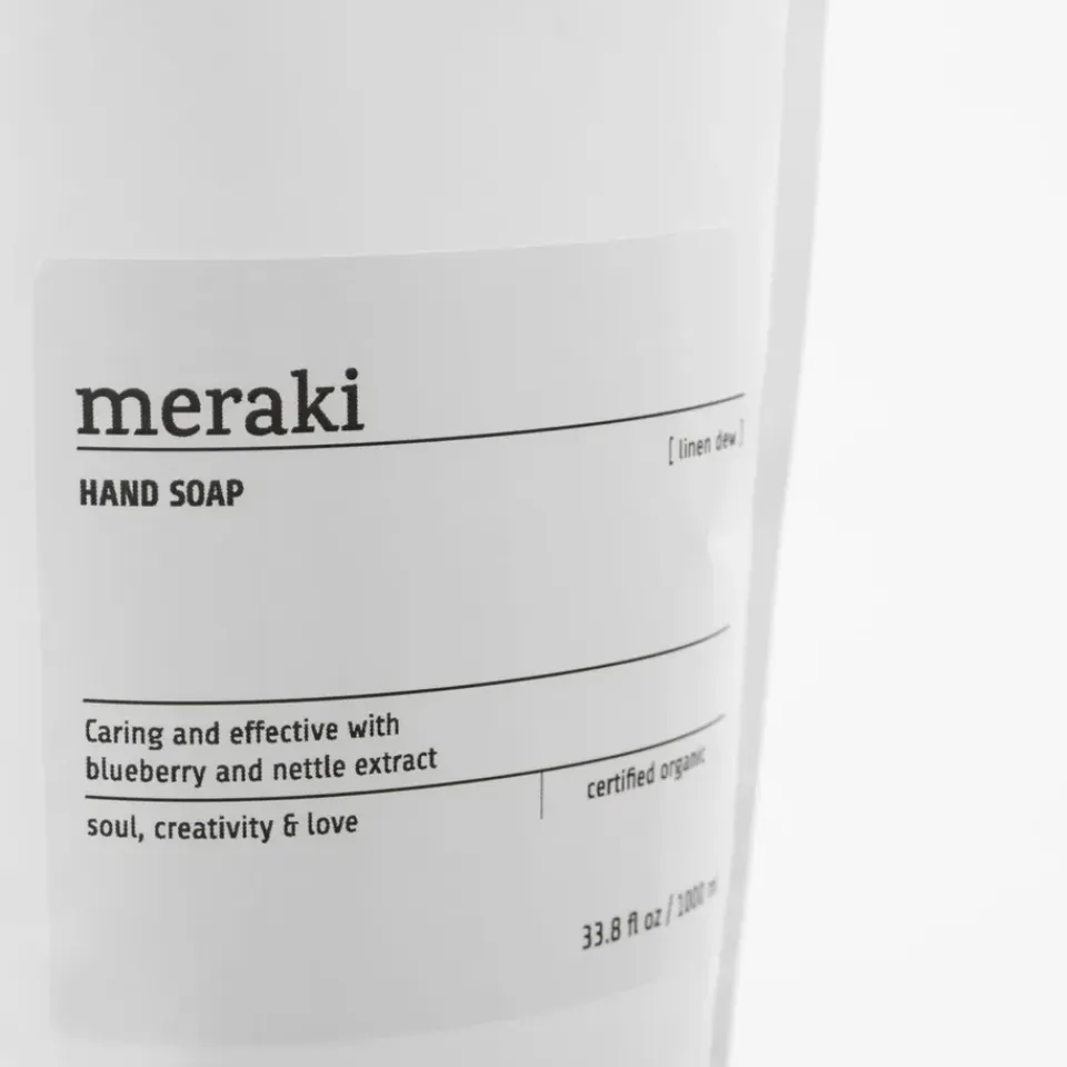Online Meraki Recambio de jabón de manos 1000 ml, Linen dew Blanco
