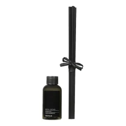 New Blomus Recambio para difusor con varillas Fraga 100 ml, Royal Leather Negro