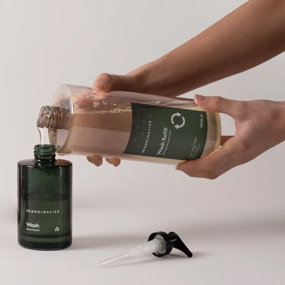 Outlet Skandinavisk Recarga de jabón de manos SKOG, 1 L Verde