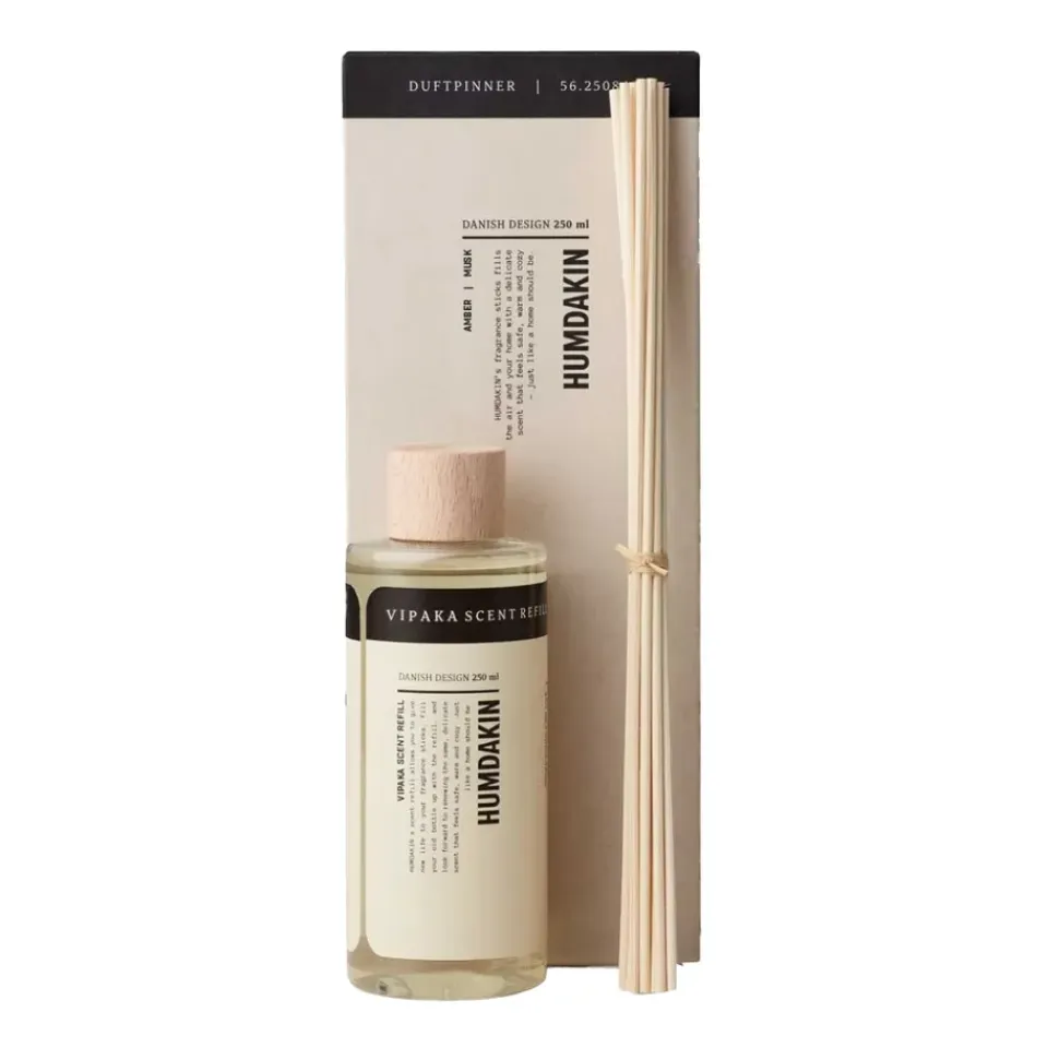Clearance Humdakin Relleno para difusor con varillas 250 ml, Vipaka Transparente