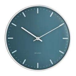 Best Arne Jacobsen Clocks Reloj AJ City Hall, , Ø29 cm Azul