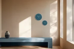 Best Arne Jacobsen Clocks Reloj AJ City Hall, , Ø29 cm Azul