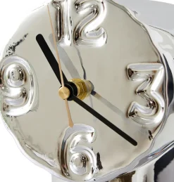 Hot HKliving Reloj de cerámica Eetro 17,5 cm, Chrome Multi