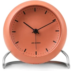 Outlet Arne Jacobsen Clocks Reloj de mesa AJ City Hall, Pale Naranja