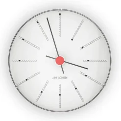 Sale Arne Jacobsen Clocks Reloj de pared AJ Bankers, Ø 12 cm Blanco