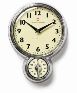Outlet Bengt Ek Design Reloj de pared con timer , aluminio Plateado