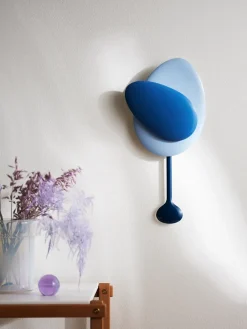 Outlet Design House Stockholm Reloj de pared Mellow Clock, Blue Azul