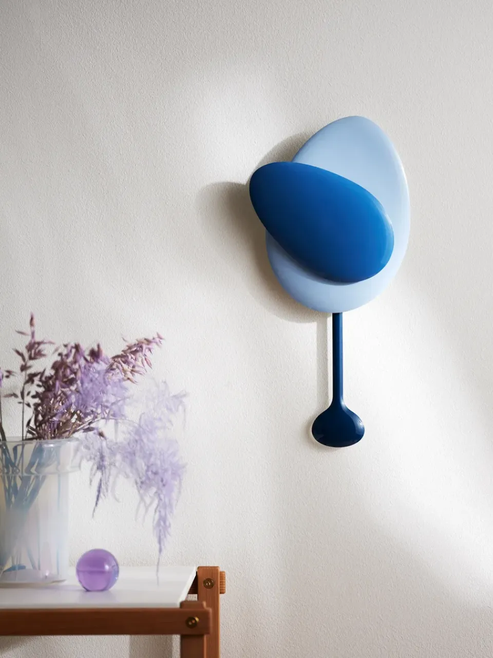 Outlet Design House Stockholm Reloj de pared Mellow Clock, Blue Azul