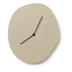 Clearance Ferm Living Reloj de pared Melt 28x33 cm, Cashmere Beige