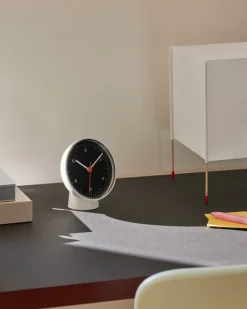 Best HAY Reloj de pared o de mesa Table Clock, White​ Blanco