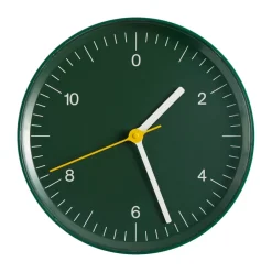 Discount HAY Reloj de pared Wall Clock Ø26,5 cm, Green Verde