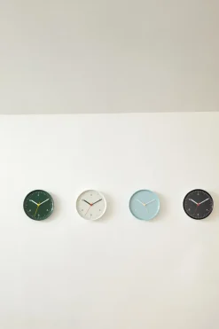 Discount HAY Reloj de pared Wall Clock Ø26,5 cm, Green Verde