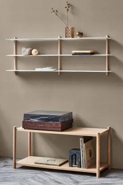 Outlet Gejst Repisa Nivo D, Roble claro- Blanco