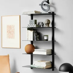 Online Gejst Repisa Nivo E large, Ceniza teñida de - Negro