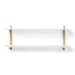 Clearance Gejst Repisa Nivo F, Roble claro- Blanco