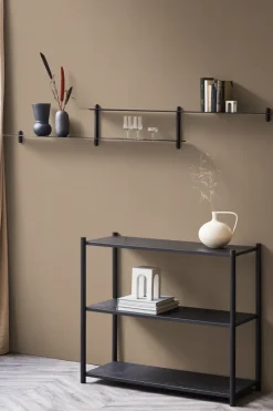 Discount Gejst Repisa Nivo H, Ceniza teñida de - Negro