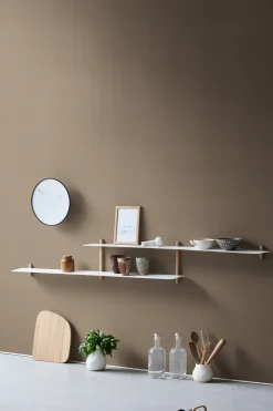 Gejst Repisa Nivo H, Roble claro- Blanco