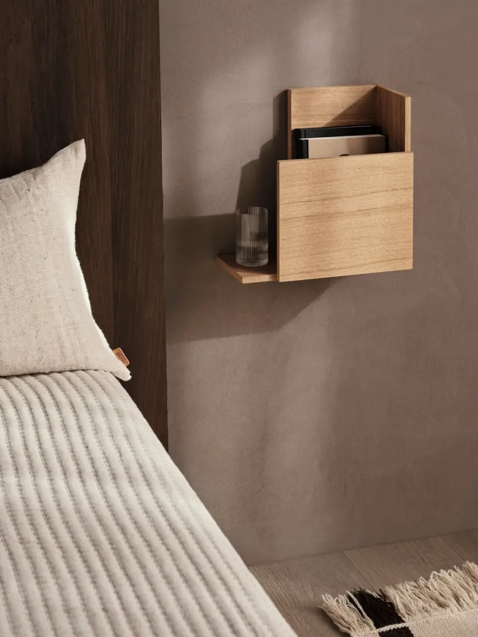 Hot Ferm Living Repisa Stagger square, Oiled Oak Marrón
