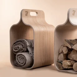 Discount Muurla Revistero Carrier, Roble Beige