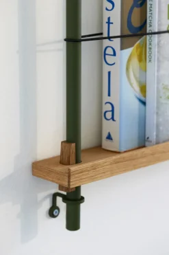 Discount MOEBE Revistero , Smoked oak-green Verde