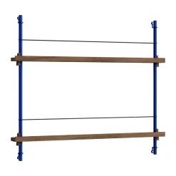 Hot MOEBE Revistero , Smoked oak-blue Azul