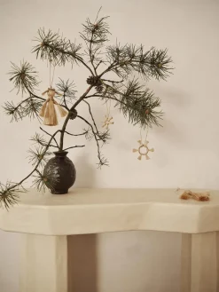 Sale Ferm Living Set de 3 adornos para árbol de navidad Jute Stars, Natural Beige