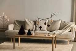 Hot Scandi Living Set de 4 bolas de Navidad Spira, Rojo