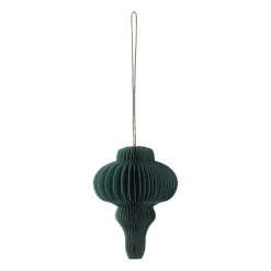 Online Scandi Living Set de 4 bolas de Navidad Spira, musgo Verde