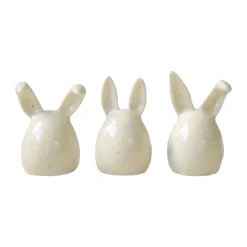 Discount DBKD Set de 3 conejos de pascua Triplets, Vanilla Beige