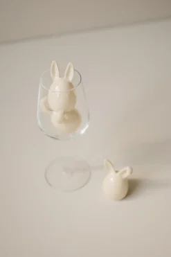 Discount DBKD Set de 3 conejos de pascua Triplets, Vanilla Beige