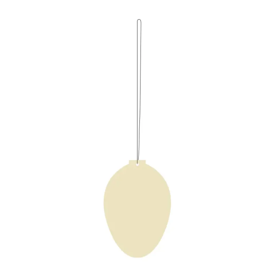 Sale Cooee Design Set de 4 decoraciones de pascua Easter Deco huevo, Light yellow Amarillo