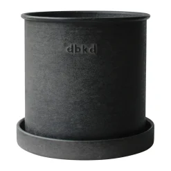 Sale DBKD Set de 2 macetas Plant pot small, Black Negro