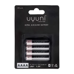 Online Uyuni Lighting Set de 4 pilas Uyuni, AAAA Negro