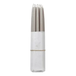 Sale Broste Copenhagen Set de 10 velas antiguas , Rainy day Beige