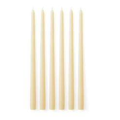 Outlet Audo Copenhagen Set de 6 velas Spire 38 cm, Ivory GrisBeige