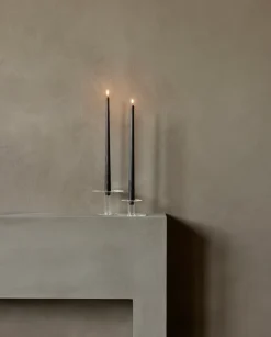Outlet Audo Copenhagen Set de 6 velas Spire 38 cm, Ivory GrisBeige