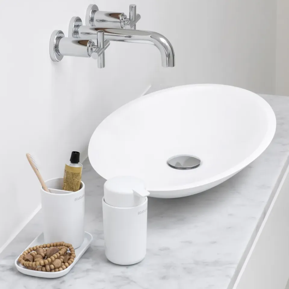 Outlet Brabantia Set de accesorios para el baño ReNew , Blanco