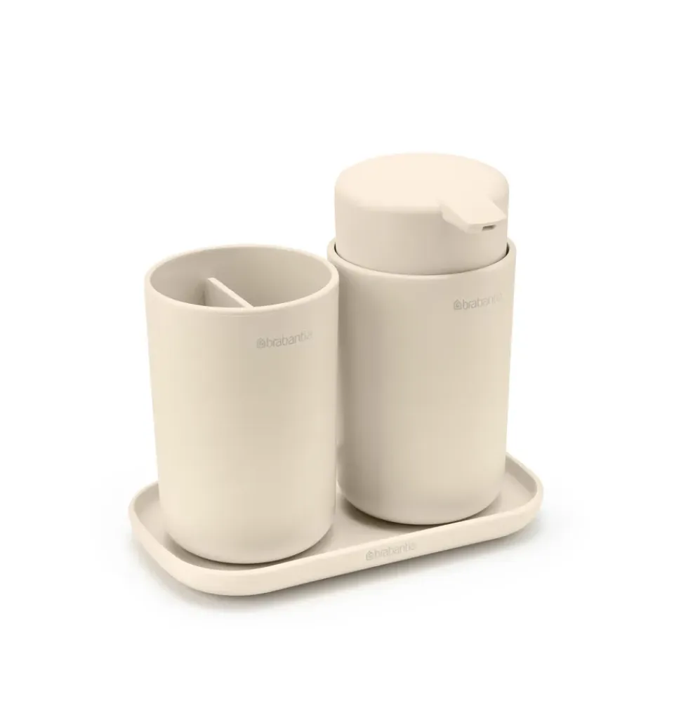 Discount Brabantia Set de accesorios para el baño ReNew , Soft Beige