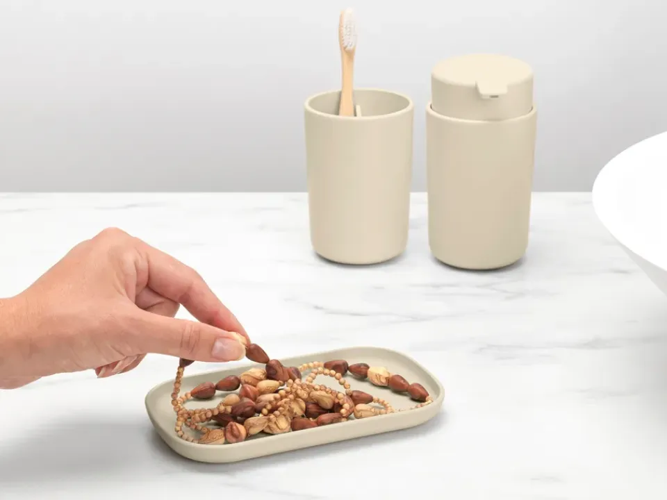 Discount Brabantia Set de accesorios para el baño ReNew , Soft Beige
